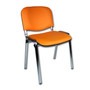 Konferenčná stolička ISO eko-koža CHROM - galéria #4