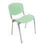 Konferenčná plastová stolička ISO CHROM Béžová - galéria #7