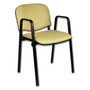 Konferenčná stolička ISO eko-koža s područkami Čierna D1 EKO - galéria #10