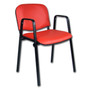 Konferenčná stolička ISO eko-koža s područkami Čierna D1 EKO - galéria #7