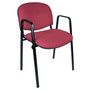 Konferenčná stolička ISO s područkami C11 – čierna - galéria #6