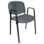 Konferenčná stolička ISO s područkami C11 – čierna - galéria #3