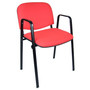 Konferenčná stolička ISO s područkami C11 – čierna - galéria #1