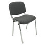 Konferenčná stolička ISO CHROM C11 – čierna - galéria #2