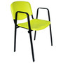 Konferenčná stolička ISO plastová s područkami RAL-1001 - galéria #12