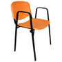 Konferenčná stolička ISO plastová s područkami RAL-1001 - galéria #11