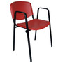 Konferenčná stolička ISO plastová s područkami RAL-1001 - galéria #10