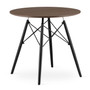 Jedálenský stôl TODI 80 cm - čierna/jaseň