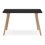 Jedálenský stôl MONTI 120x80cm - dub/čierna - galéria #2