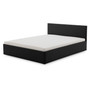 Čalúnená posteľ LEON s penovým matracom rozmer 160x200 cm Čierna - galéria #2