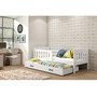 Detská posteľ KUBUS s výsuvnou posteľou 80x190 cm - biela Zelená - galéria #6