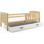 Detská posteľ KUBUS s úložným priestorom 80x160 cm - grafit Biela - galéria #1