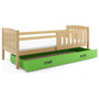 Detská posteľ KUBUS s úložným priestorom 80x190 cm - borovica - galéria #1