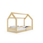 Detská posteľ DOMEK I bez úložného priestoru 80x160 cm - borovica