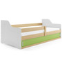 Detská posteľ SOFIX s úložným priestorom 80x160 cm - borovica Zelená - galéria #2