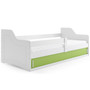 Detská posteľ SOFIX s úložným priestorom 80x160 cm - biela Zelená - galéria #2