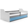 Detská posteľ SOFIX s úložným priestorom 80x160 cm - grafit Modrá