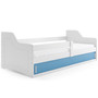 Detská posteľ SOFIX s úložným priestorom 80x160 cm - biela Modrá