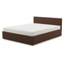 Čalúnená posteľ LEON s bonelovým matracom rozmer 160x200 cm Hnedá