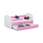 Detská posteľ SMILE 160x80 cm - ružová - galéria #1
