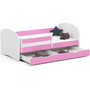 Detská posteľ SMILE 180x90 cm - ružová - galéria #1