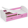 Detská posteľ SMILE 180x90 cm - ružová - galéria #2